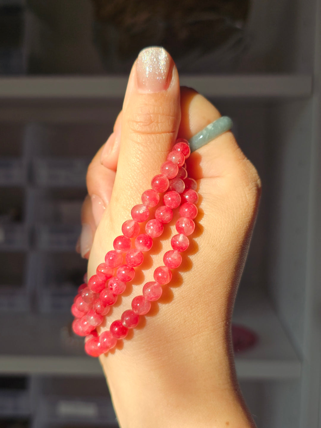 HQ Rhodonite from Australia 6mm Bracelet