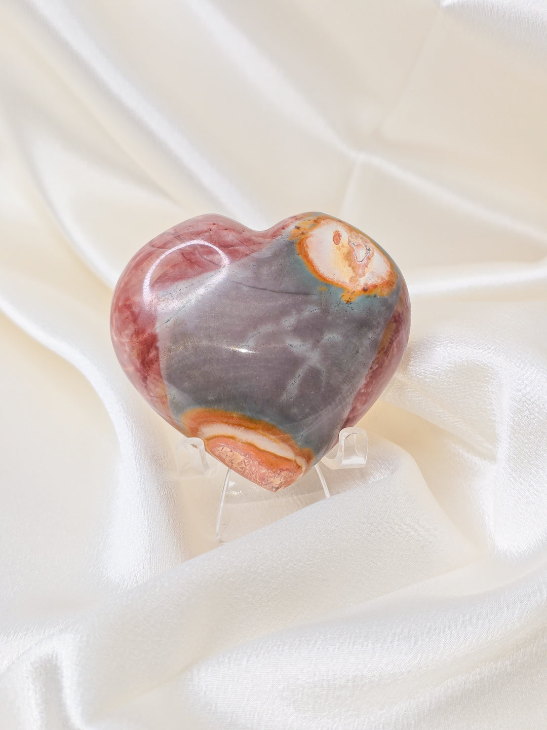 Rainbow Polychrome Puffy Hearts