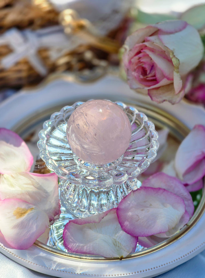 Rose Quartz Sphere H
