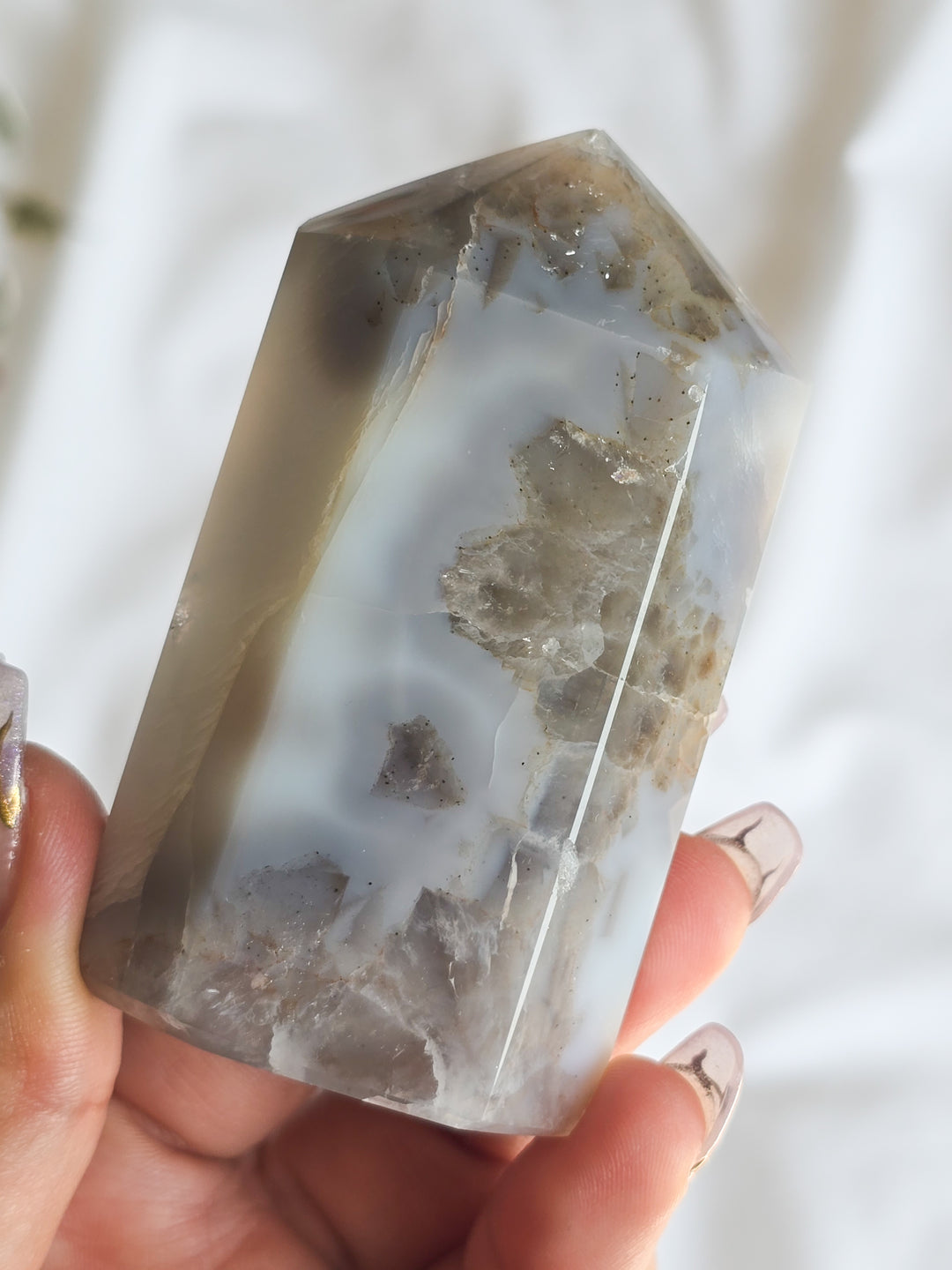 Druzy Agate Tower B