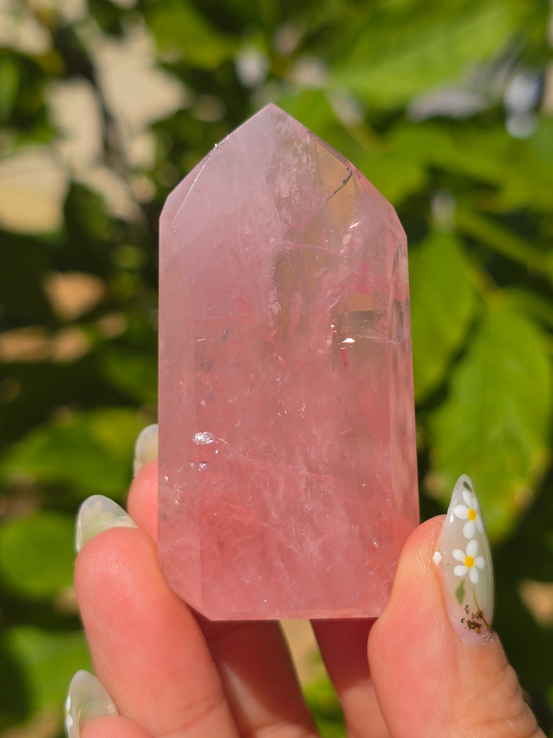 HQ Brazillian Rose Quartz Tower T17