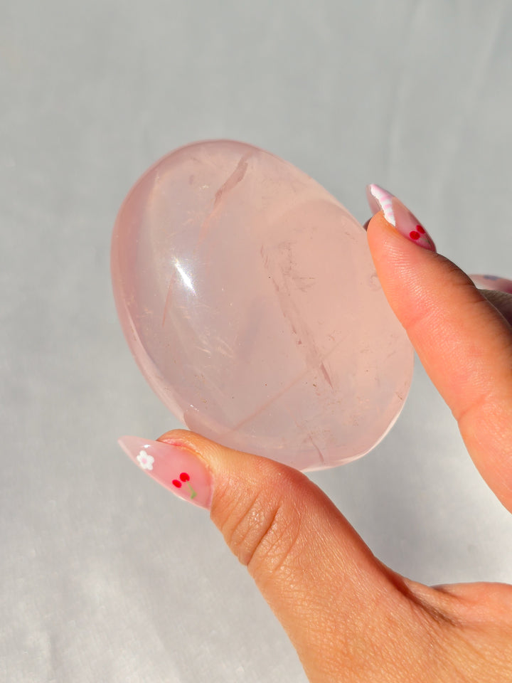 Rose Quartz Palmstone C