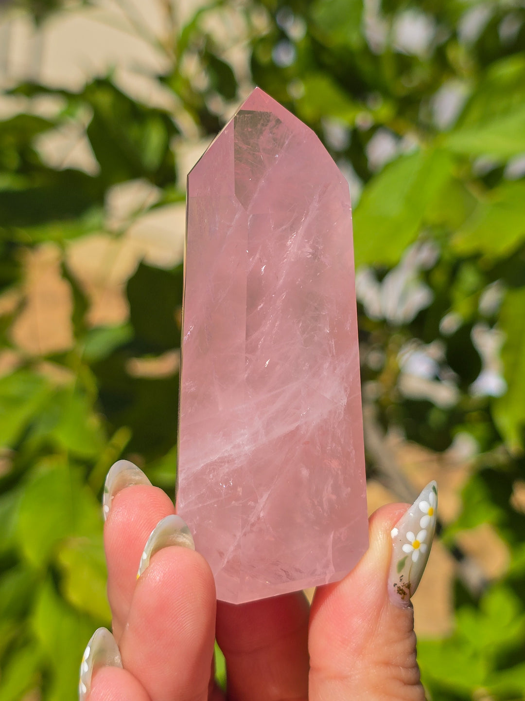 HQ Brazillian Rose Quartz Tower T15