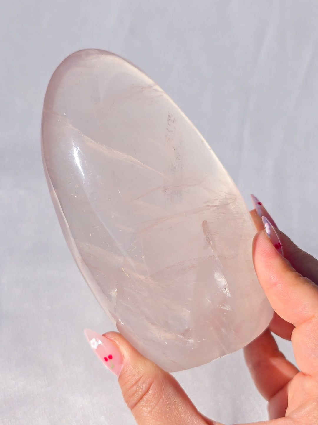 Girasol Rose Quartz Freeform B
