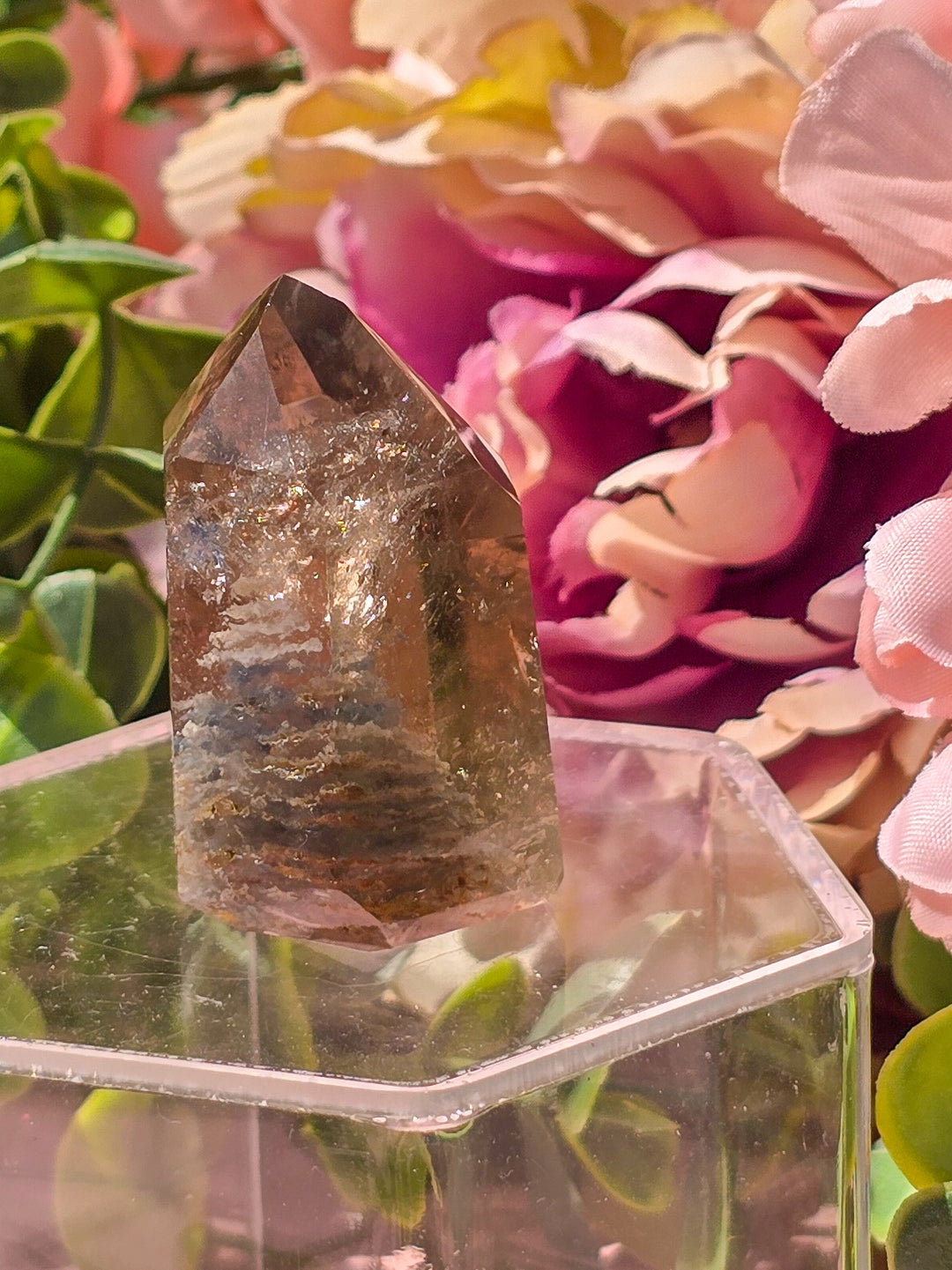 Smokey Blue Tera &amp; Thousand Layer Quartz Tower G