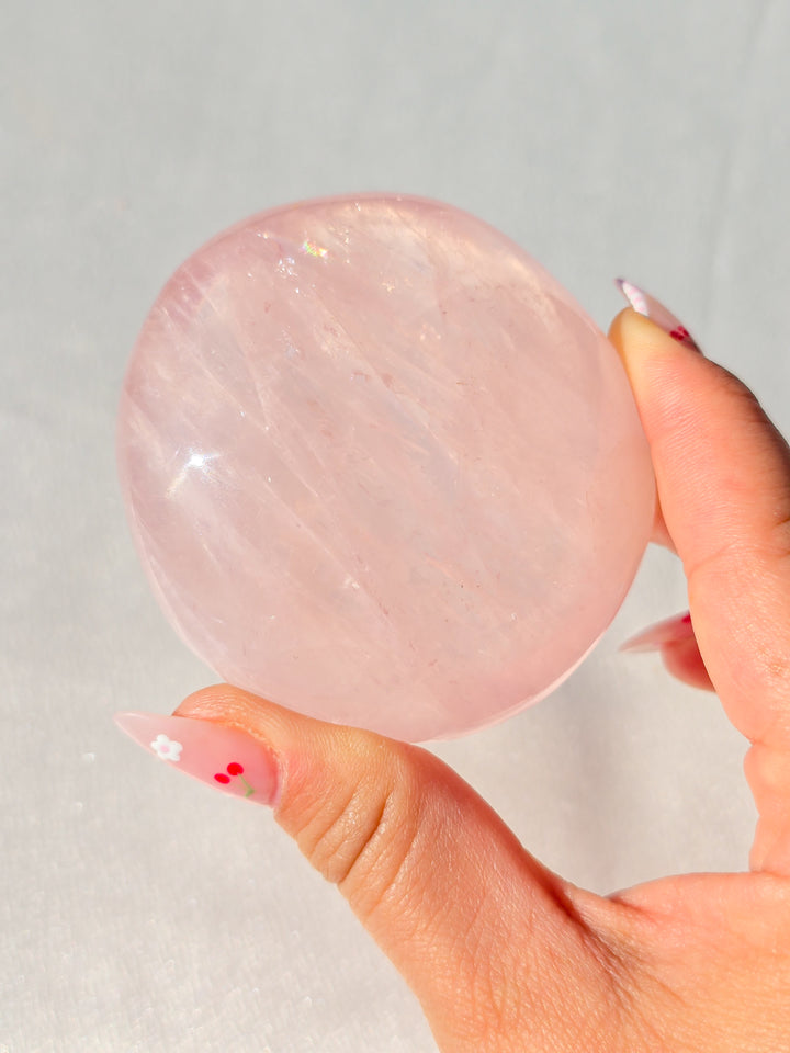 Rose Quartz Palmstone A