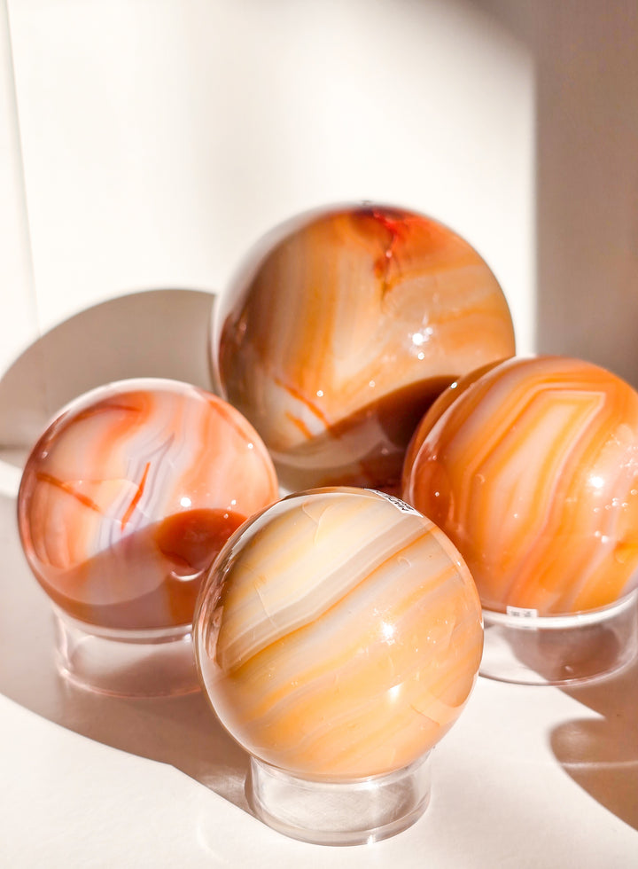 Creamy Carnelian Sphere B