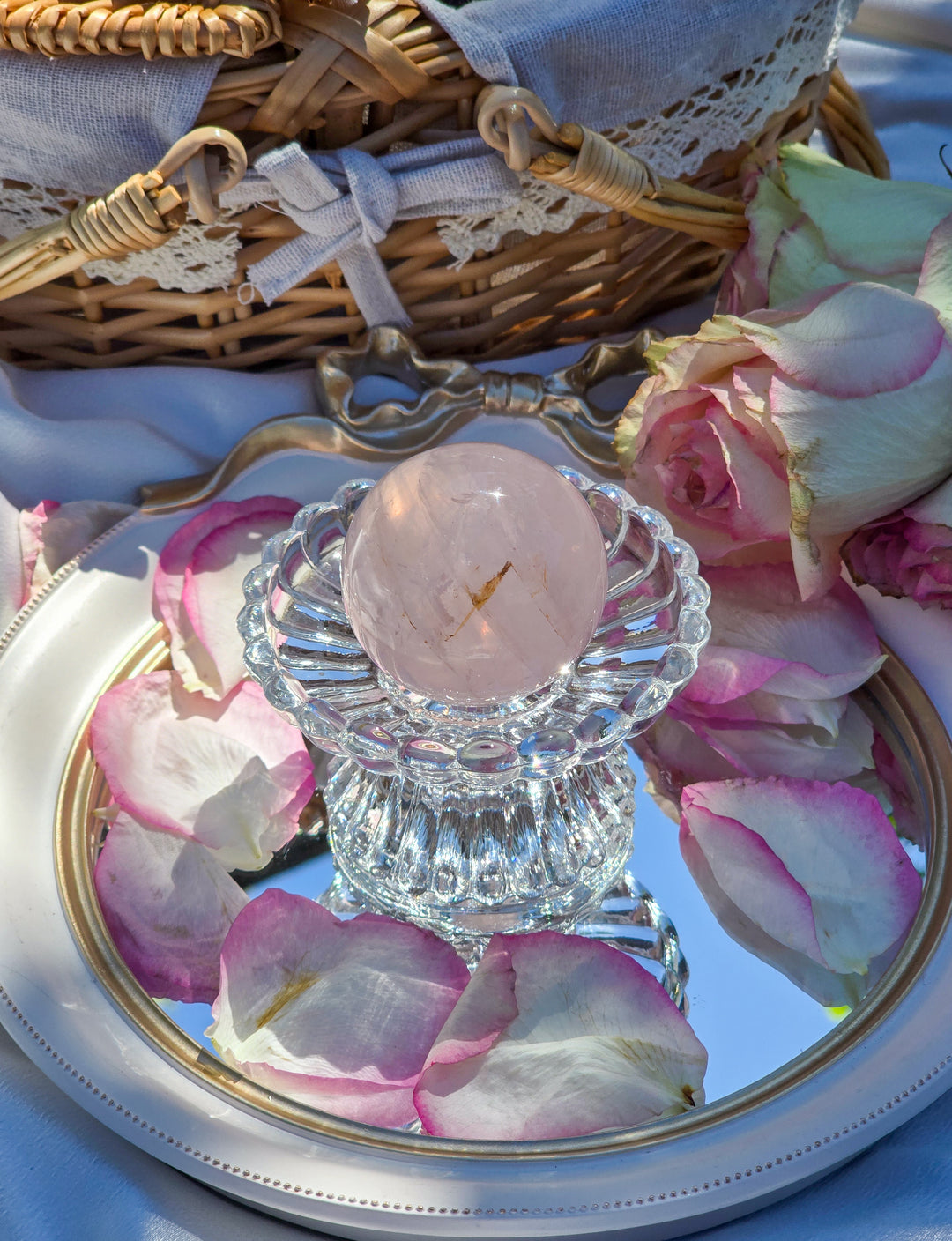 Rose Quartz Sphere B