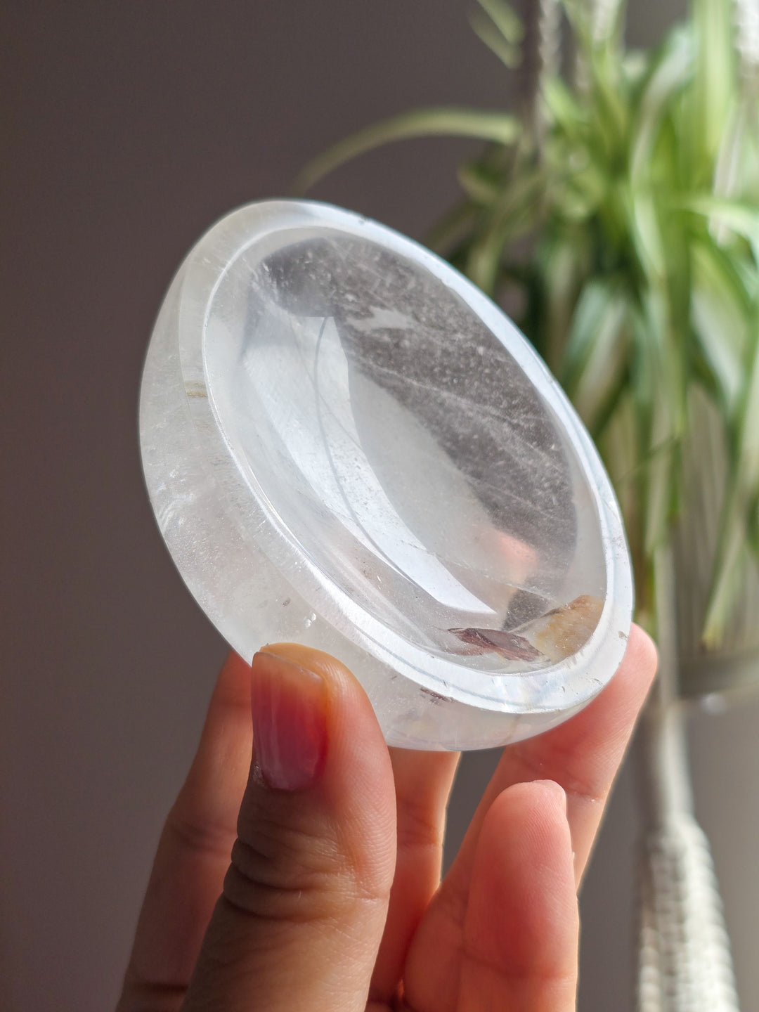 Clear Quartz Trinket Bowl A