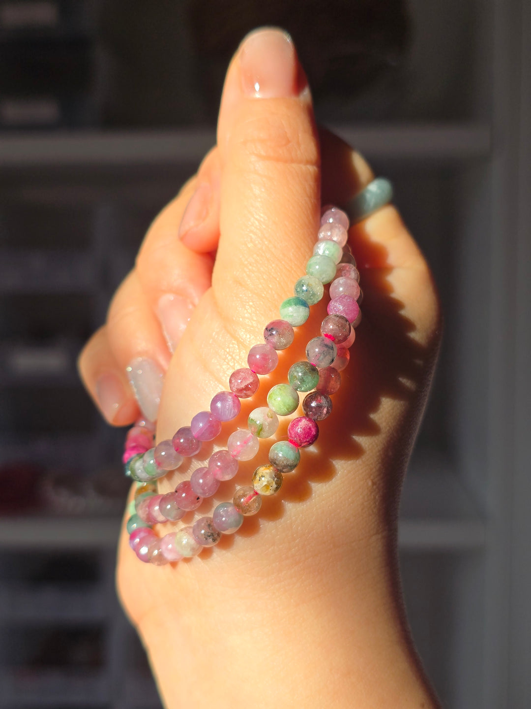 Rainbow Tourmaline 5mm Bracelet