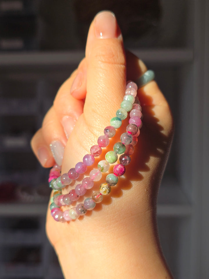 Rainbow Tourmaline 5mm Bracelet
