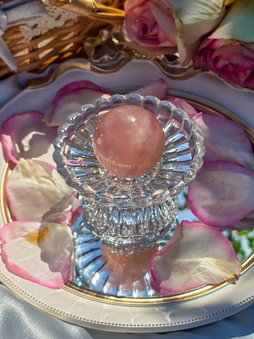 Rose Quartz Sphere M