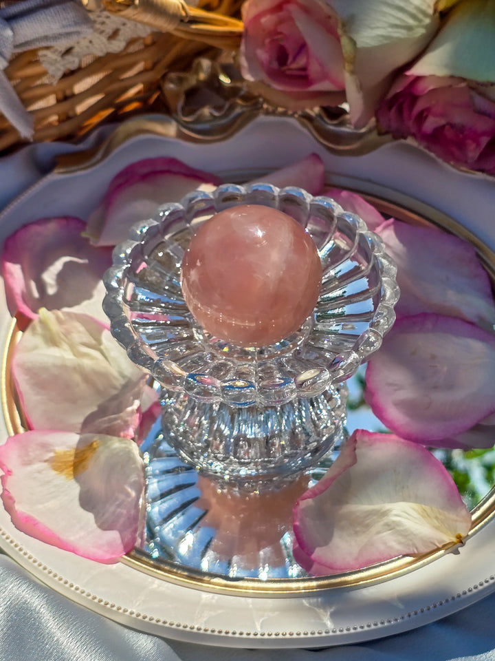 Rose Quartz Sphere M