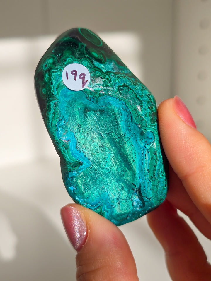 Malachite &amp; Chrysocolla Freeform q