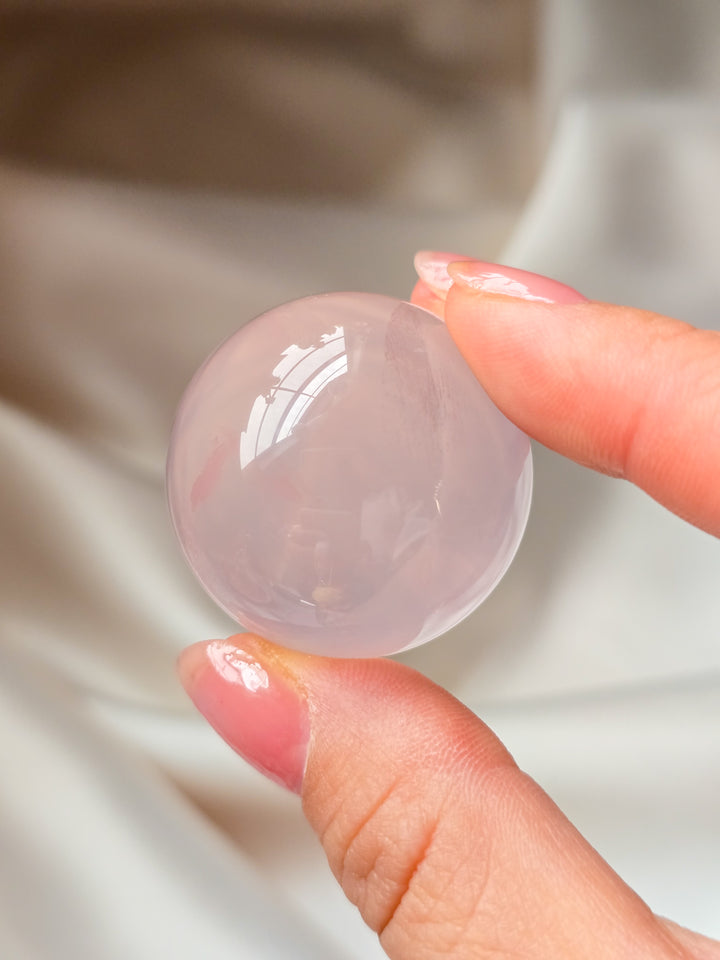 Mozambique Small Star Rose Quartz Spheres