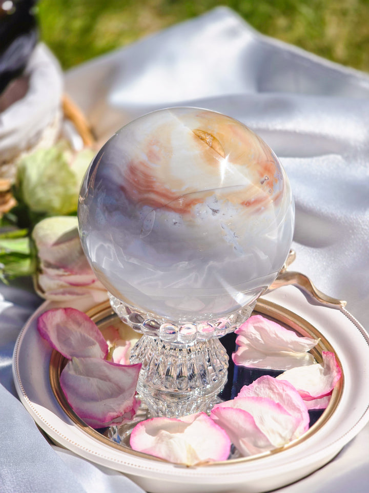 Zebra Jasper Statement Sphere C
