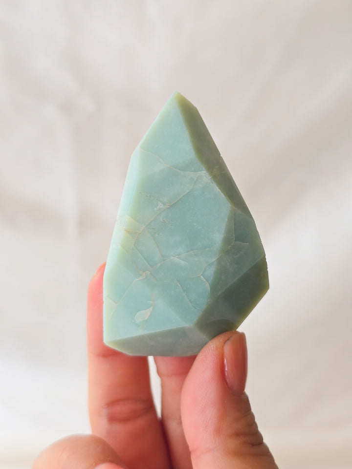 You Pick, Green Flower Agate Freeform