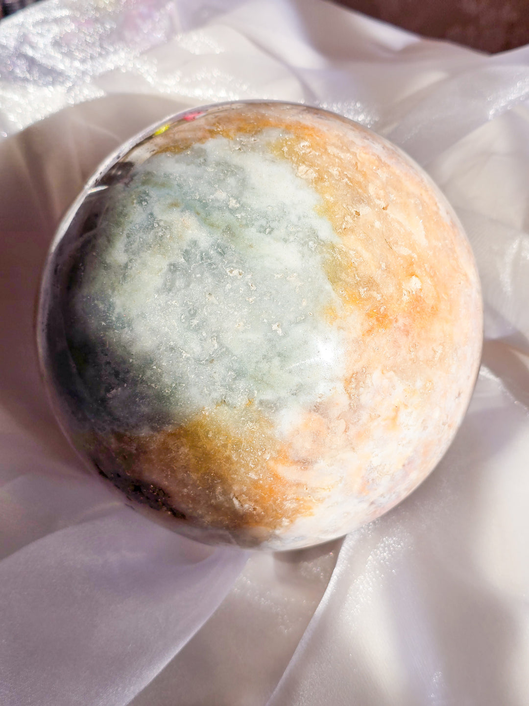 Spring Is Here Sea Jasper Statement Sphere