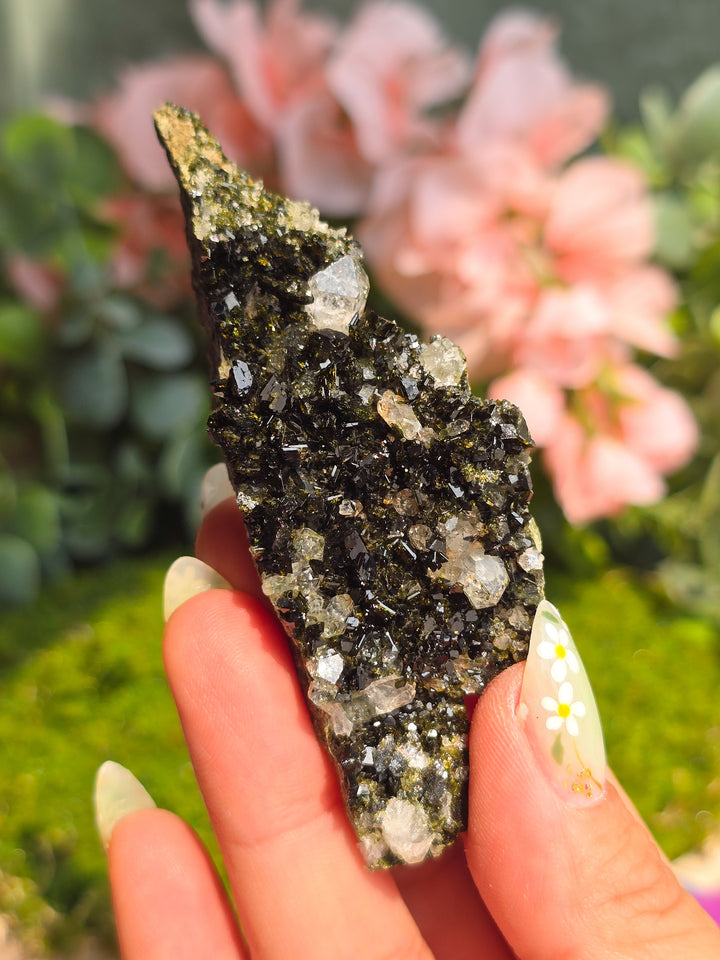 Fairy Forest Epidote with Quartz