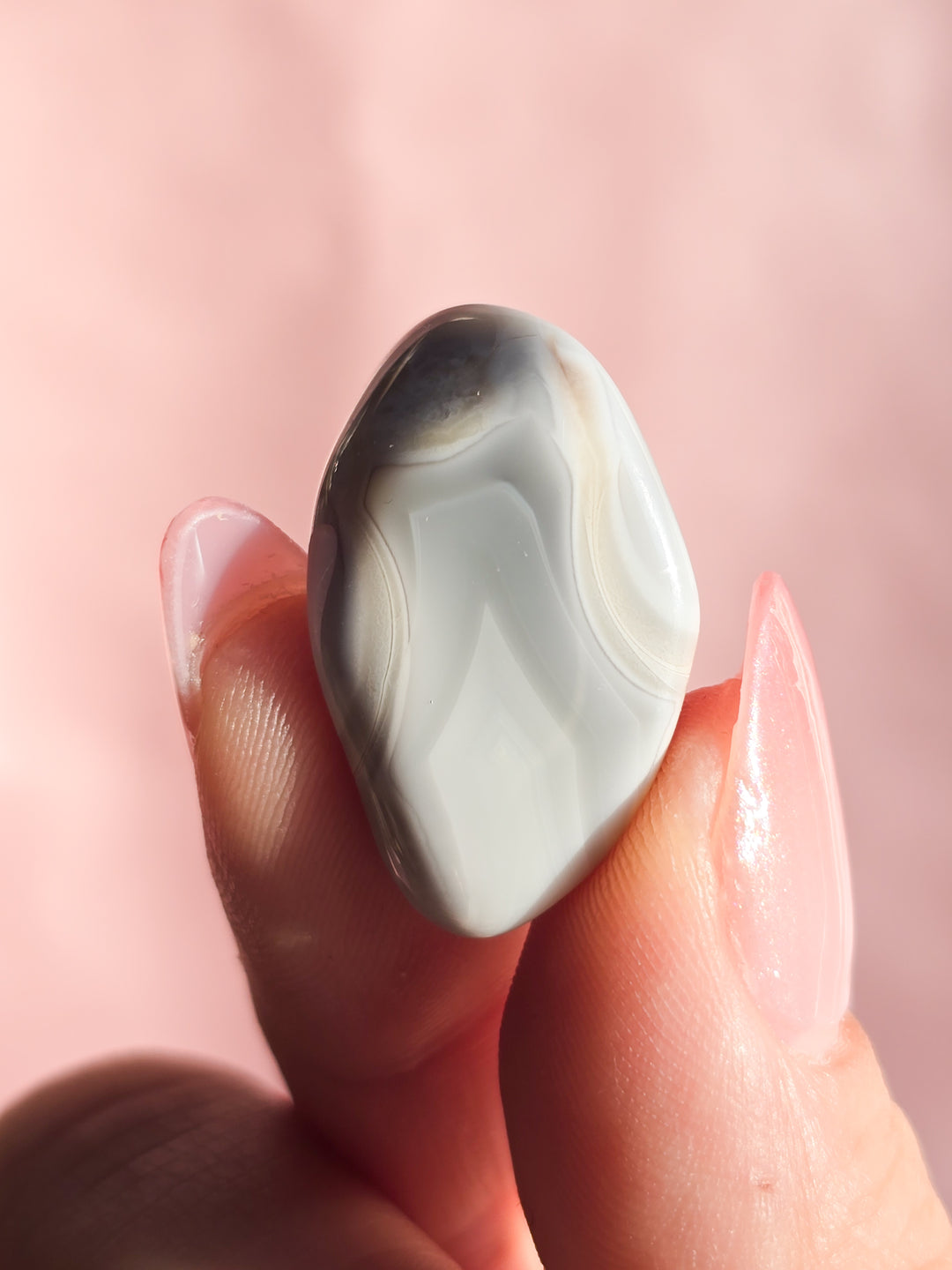 Pink Botswana Agate Tumble