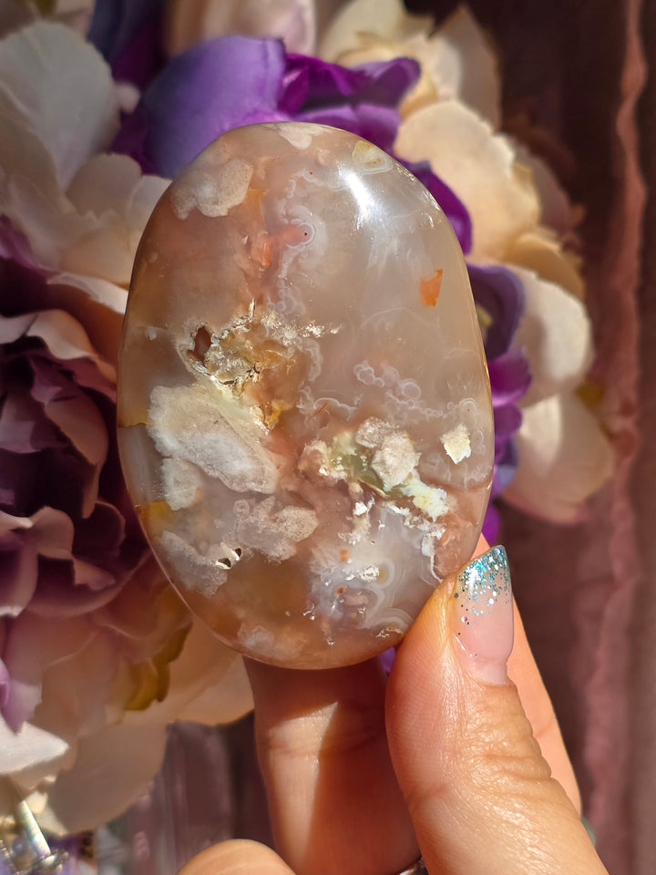 You Pick, Flower Agate Palmstones