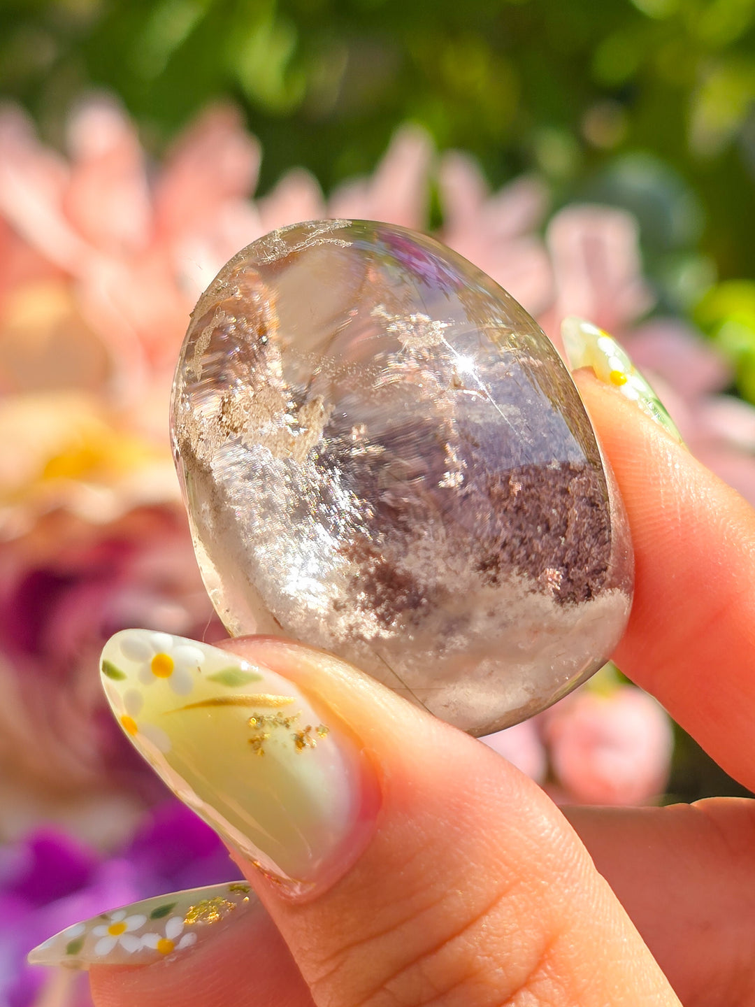 Garden Quartz Lens With Rutile H