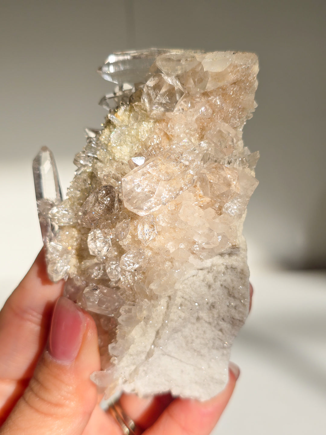 Pinky/ Peach Himalayan Samadhi Quartz