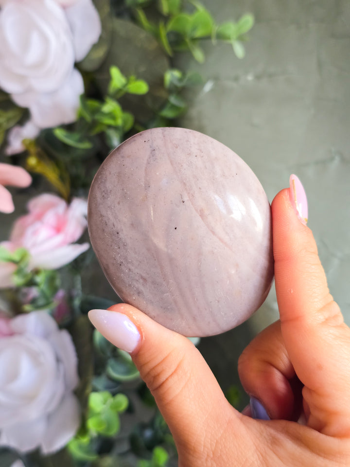 You Pick, Muted Pastel Sea Jasper Palm Stone