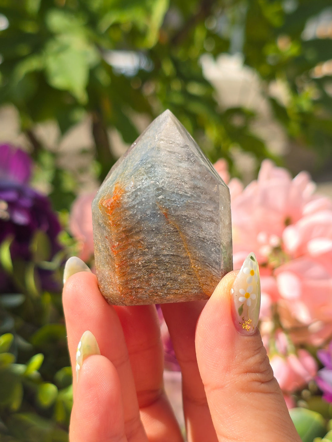 Smokey Blue Tera &amp; Thousand Layer Quartz C