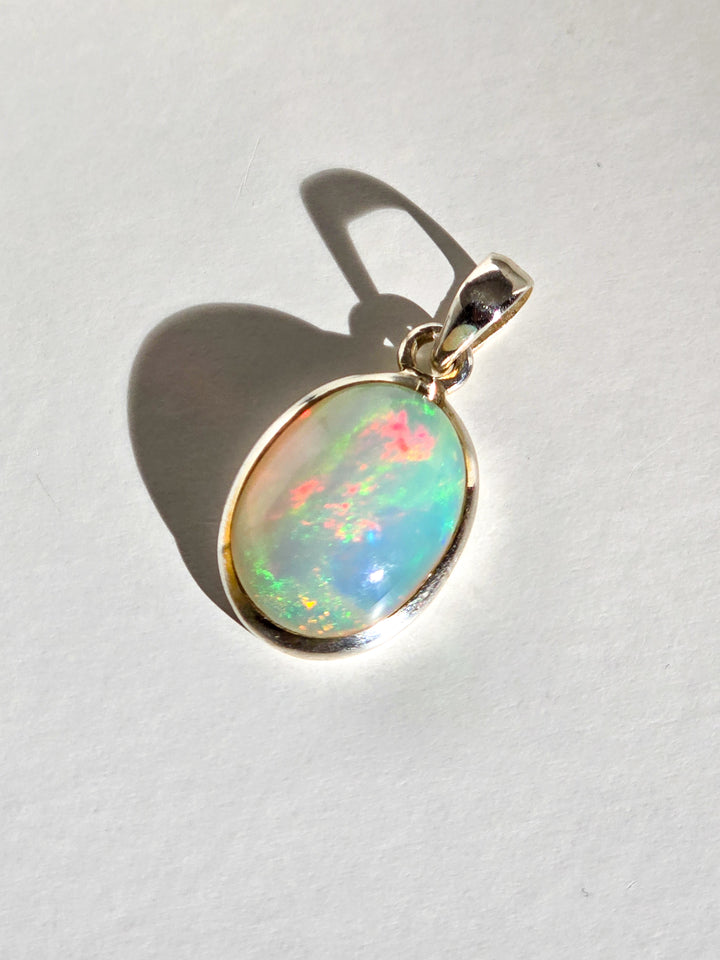 Galaxy Fire Ethiopian Opal Pendant