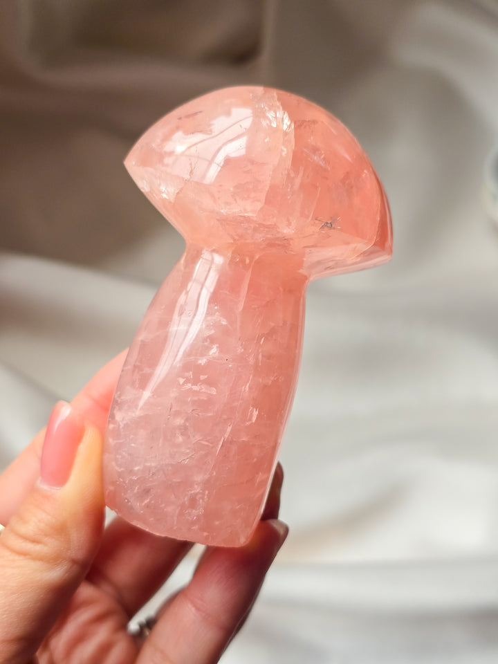 Juicy Rose Quartz Mushies Lot B