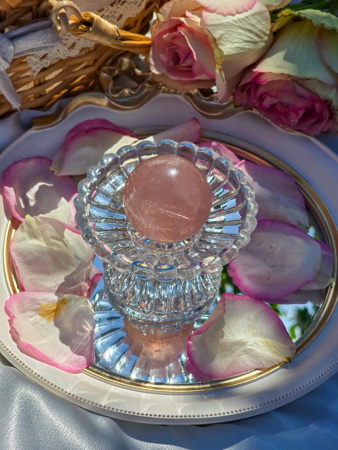 Rose Quartz Sphere M