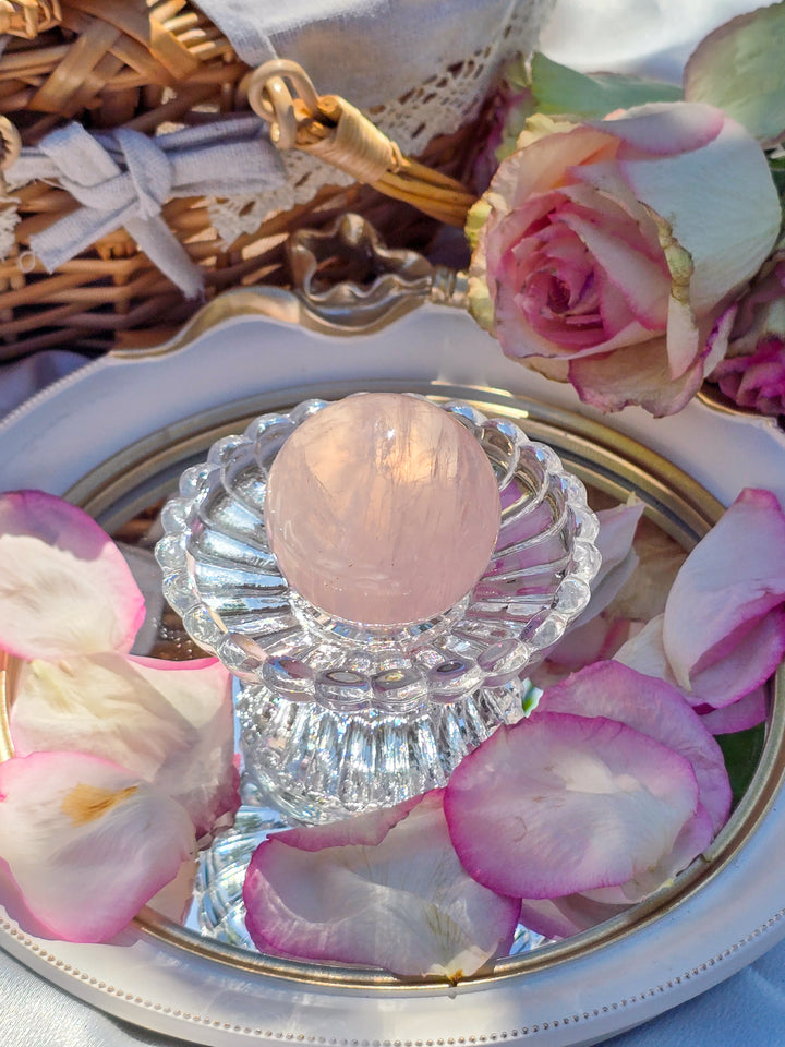 Rose Quartz Sphere H