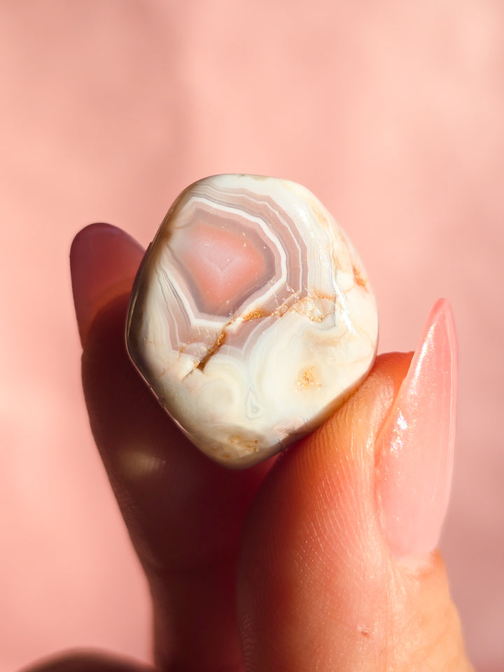Pink Botswana Agate Tumble