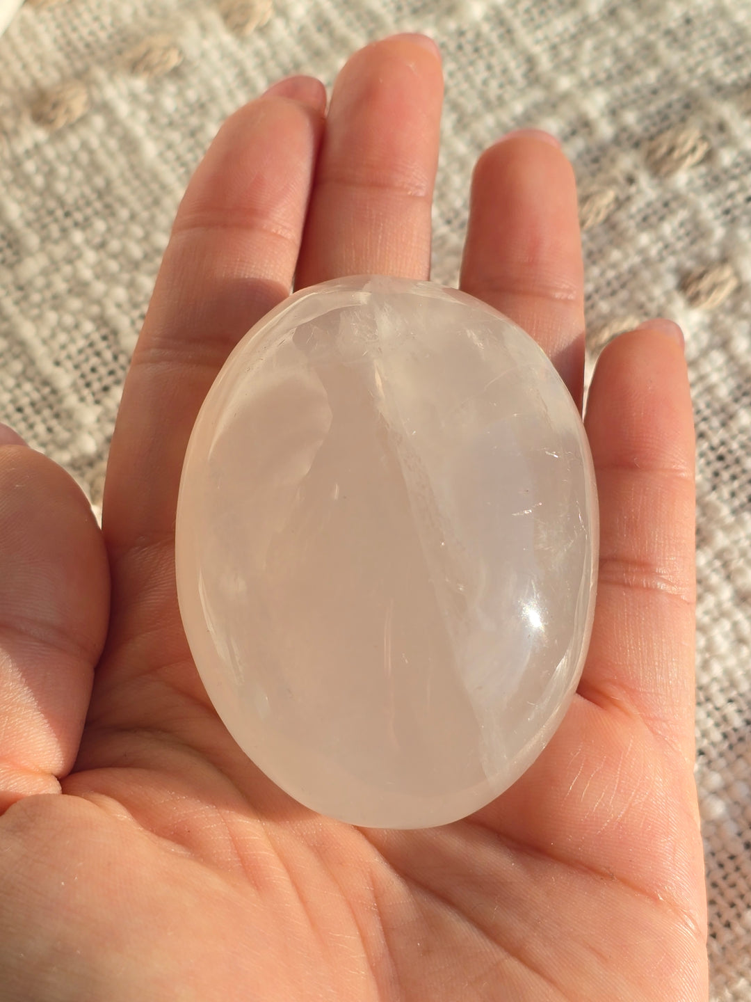 Girasol Moon Quartz Palmstone
