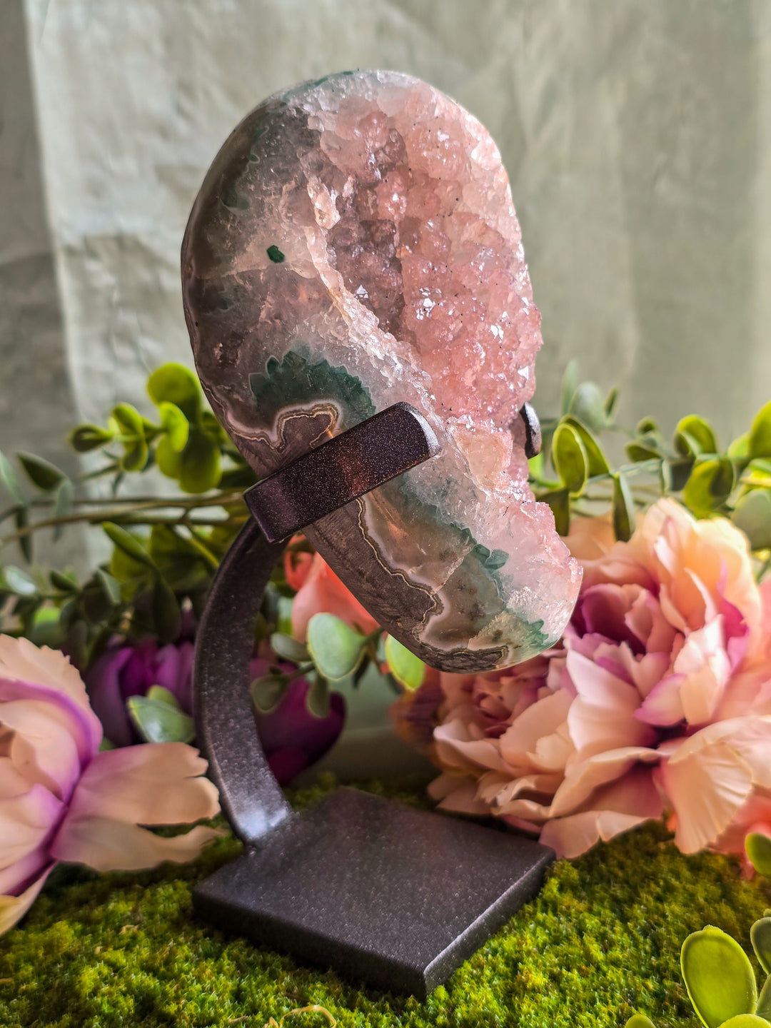 Watermelon Druzy Amethyst