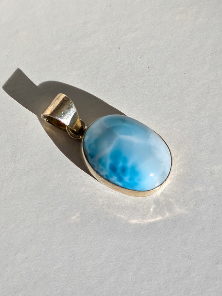 Larimar Oval Pendant