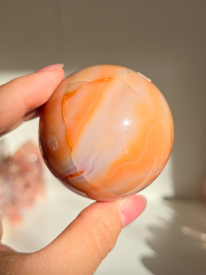 Creamy Carnelian Sphere B