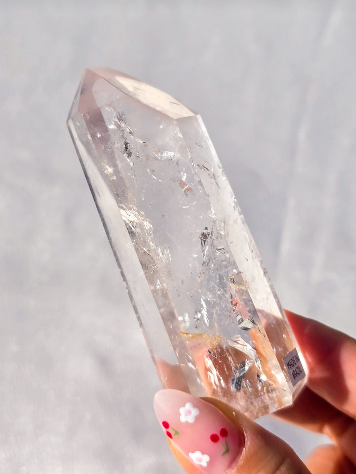 Pink Lithium Quartz Tower C