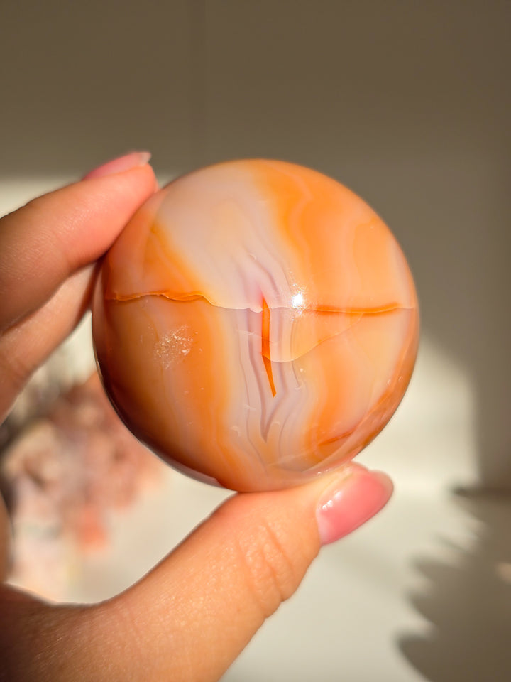 Creamy Carnelian Sphere B