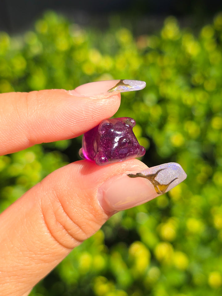 Mini Fluorite Laying Piglet