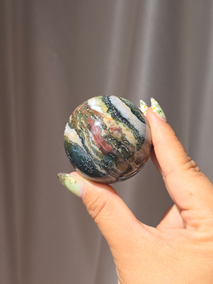 Moss Agate 🍂 Sphere d
