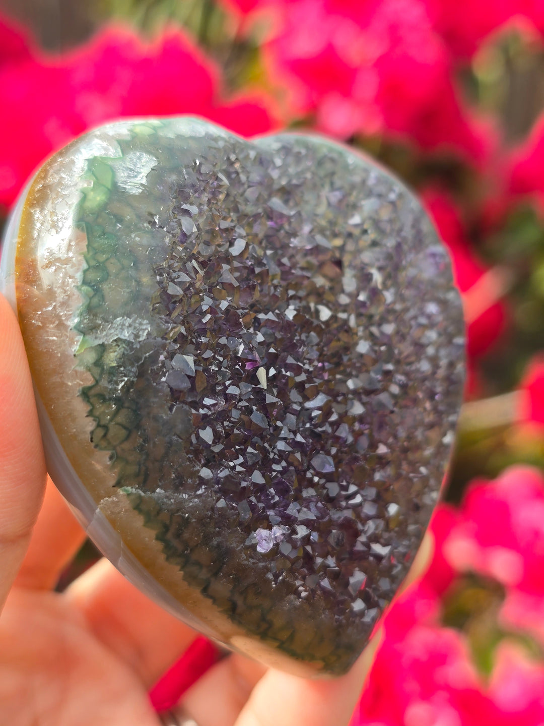 You Pick, Druzy Amethyst Heart