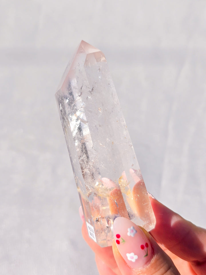 Pink Lithium Quartz Tower C