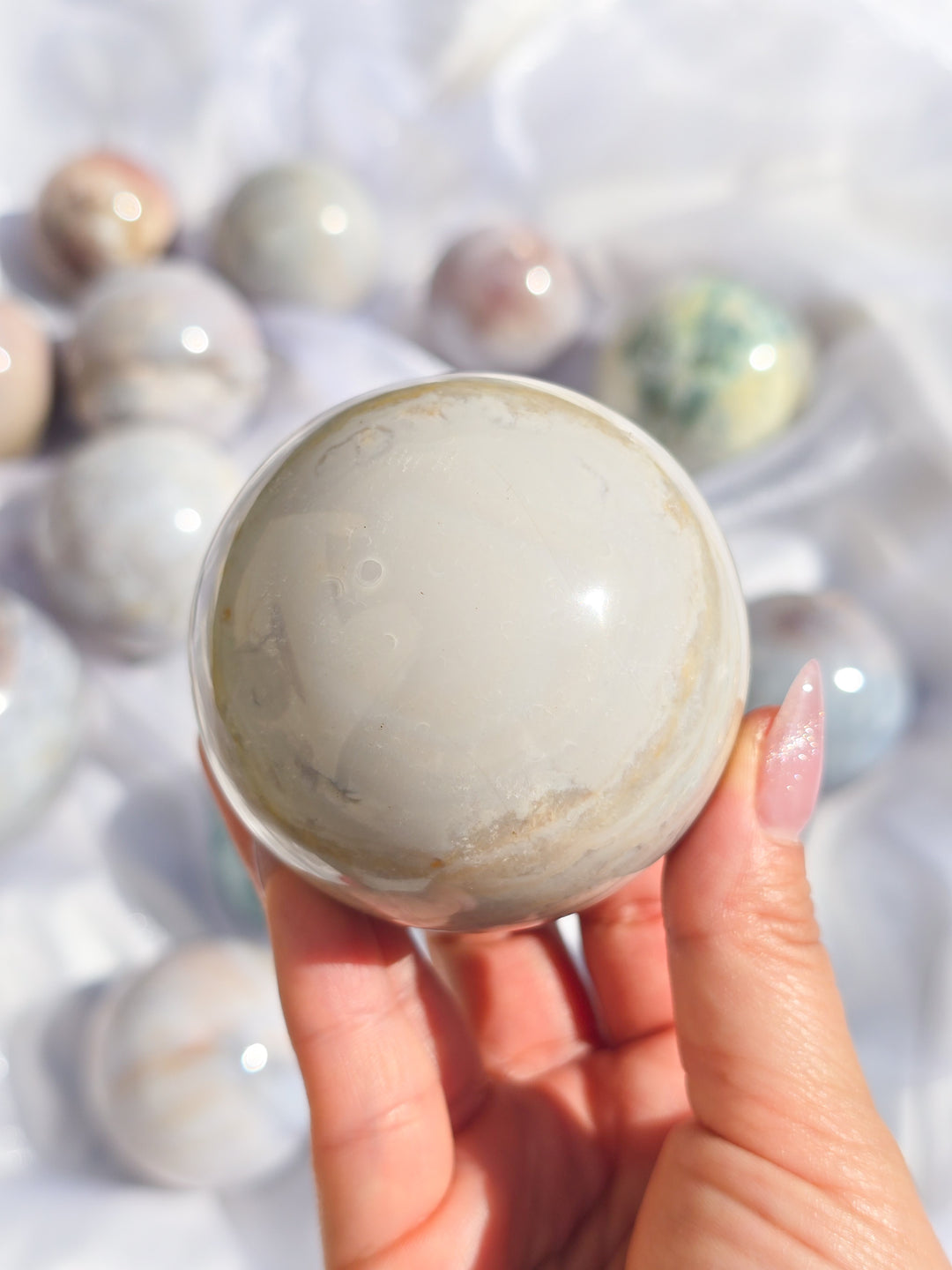 Sea Jasper Sphere L