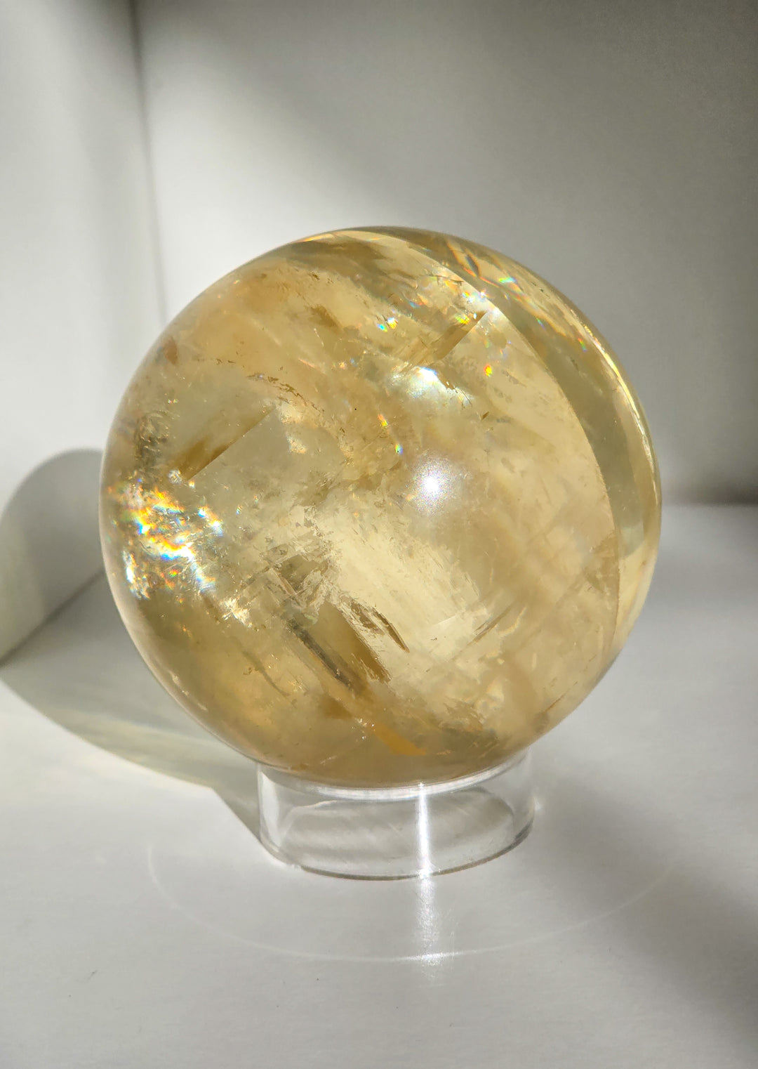 Champagne Honey Optical Calcite