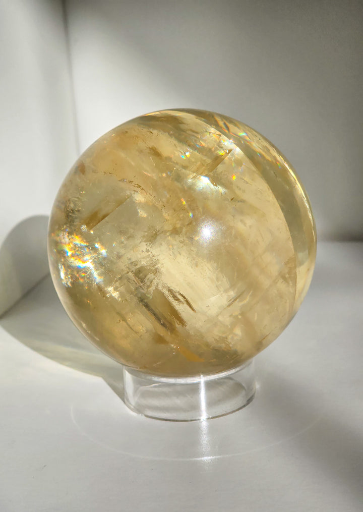 Champagne Honey Optical Calcite