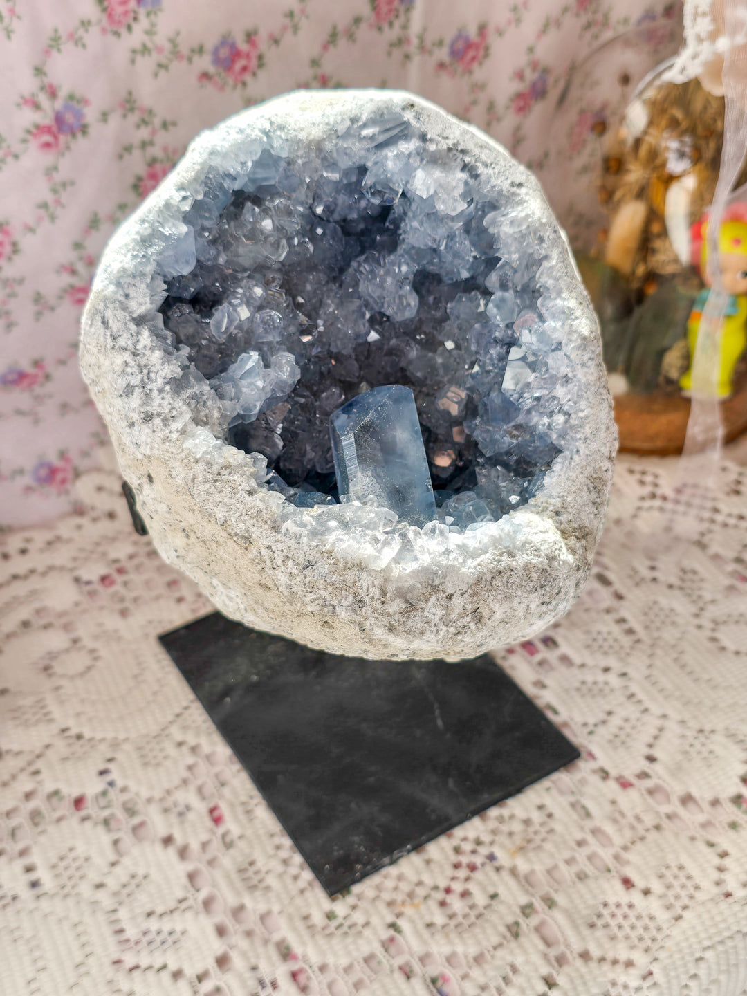 Celestite Statement on Stand A