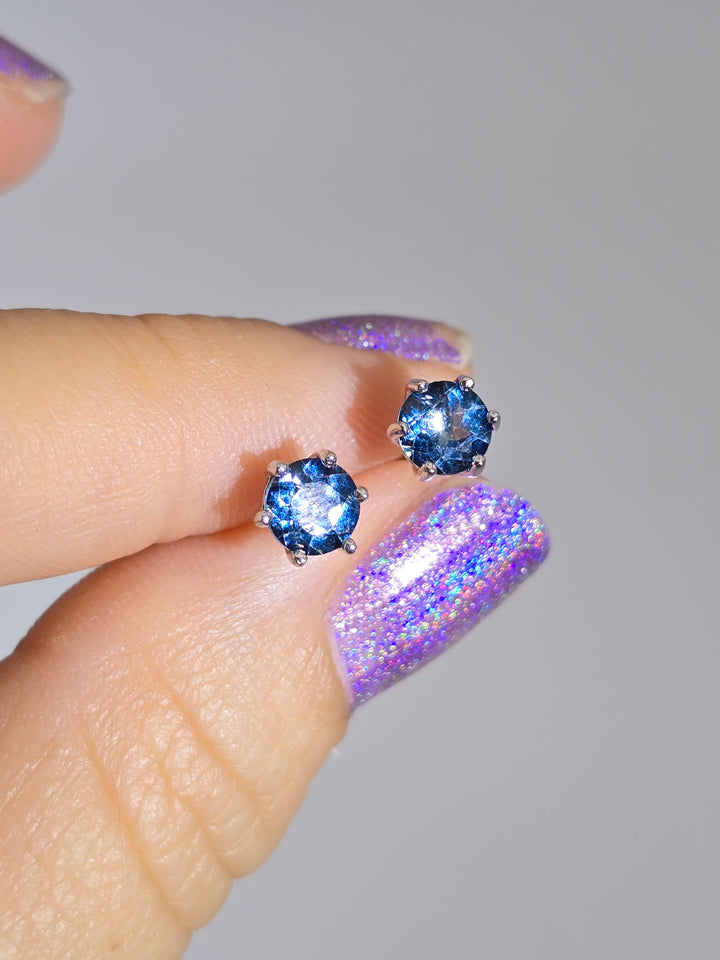 London Blue Topaz 925 Studs