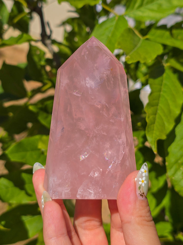 HQ Brazillian Rose Quartz Tower T9